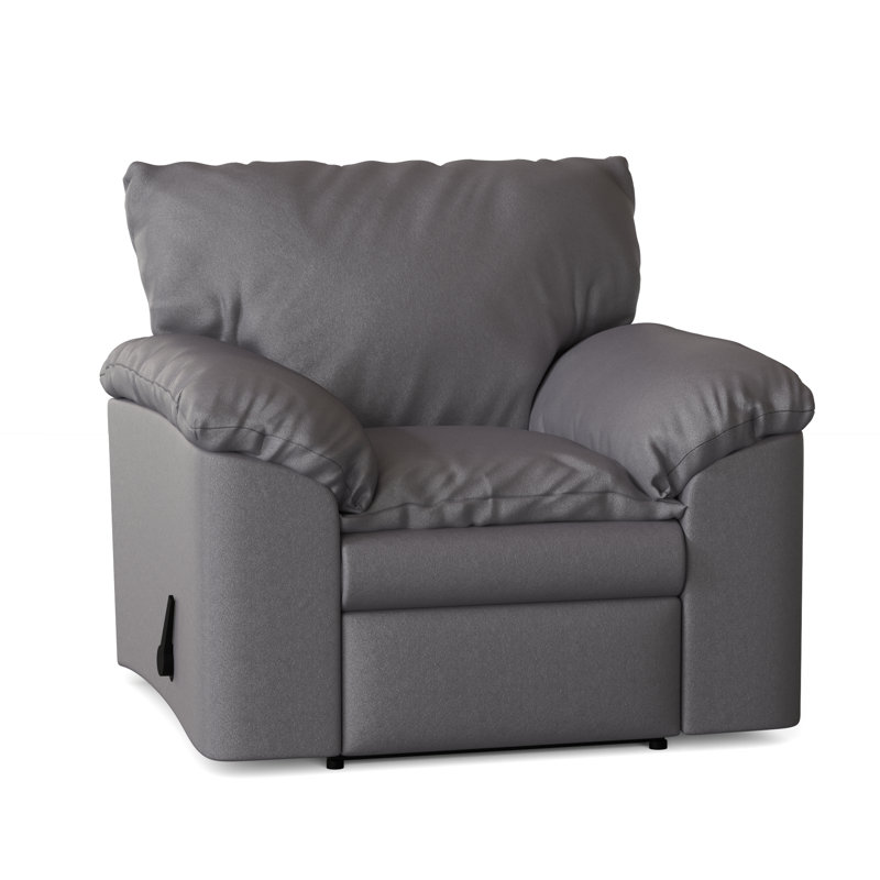 Omnia Leather El Dorado 47" Wide Genuine Leather Standard Recliner